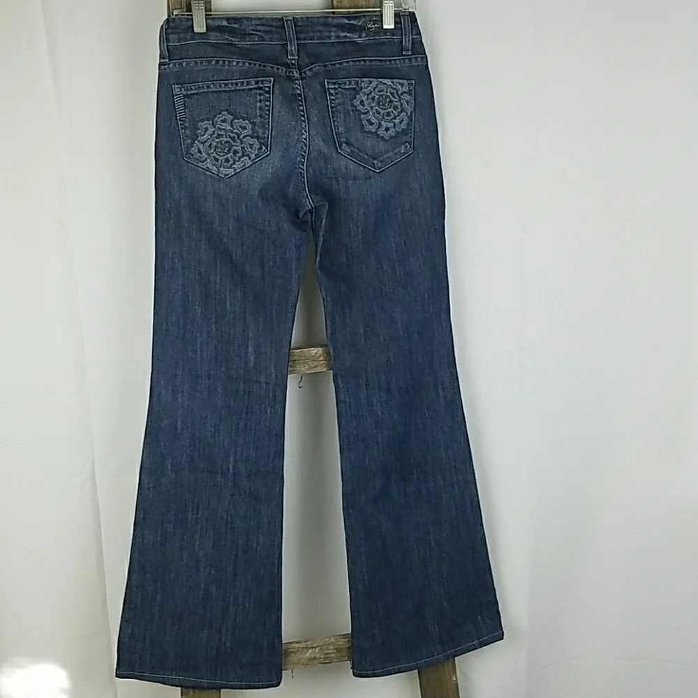 Paige Robertson women size 28 blue jeans denim - Picture 4 of 5